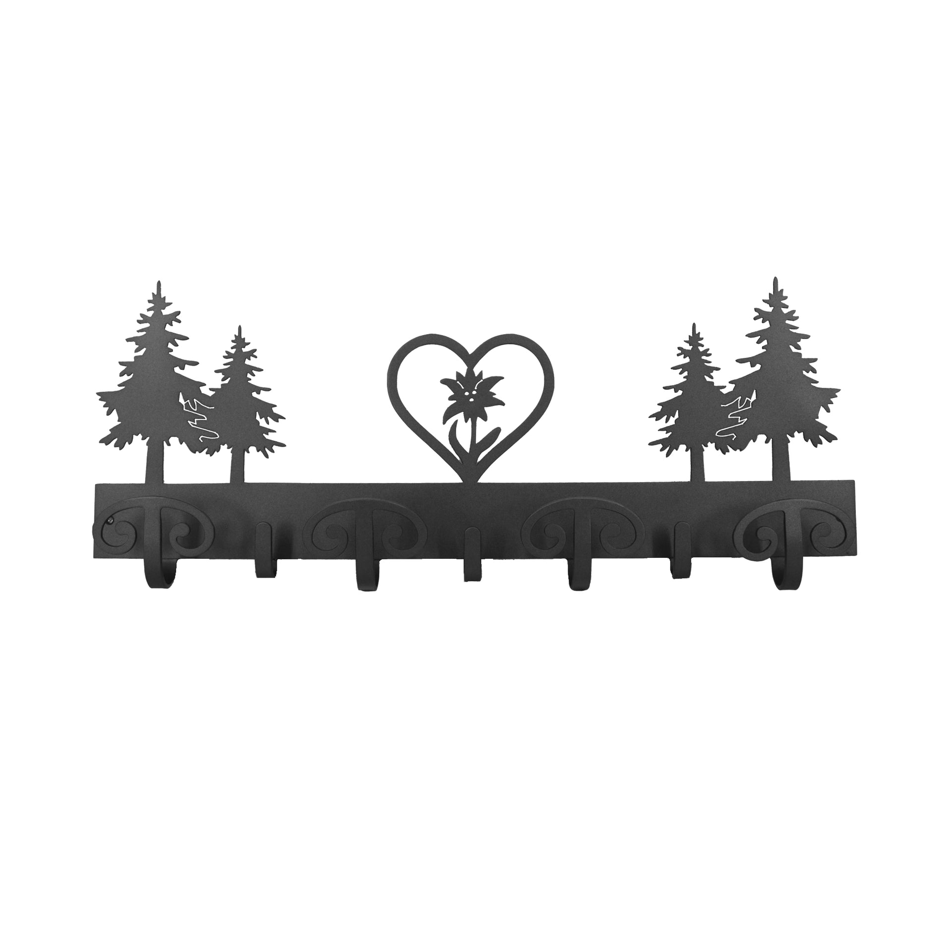 Kreative Feder Appendiabiti da parete in MDF DTGH052 con albero solo, 95 x 60 cm